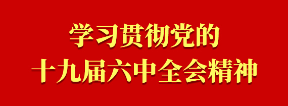 學習貫徹黨的十九屆六中全會精神